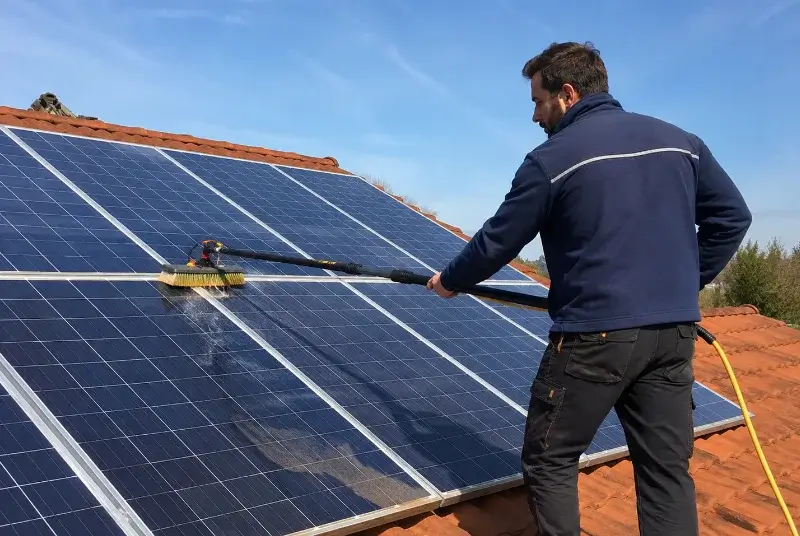 Nettoyage et entretien de panneaux solaires à Léognan